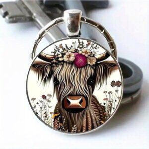 🎉Host Pick!!!🎉 Country Cow Keychain